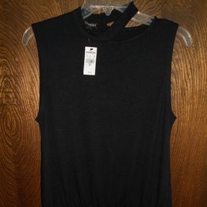 NWT Express Slash Neck Oversized Wedge Tunic